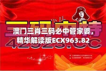 澳门三肖三码必中管家婆,精华解读版ECX963.82