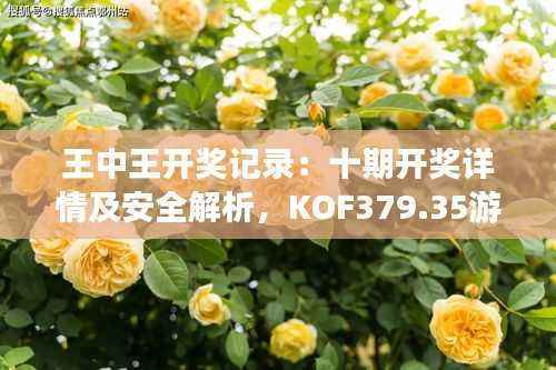 王中王开奖记录:十期开奖详情及安全解析,KOF379.35游戏版