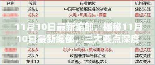 揭秘最新编部三大要点深度解读，深度剖析11月10日最新编部内容速递