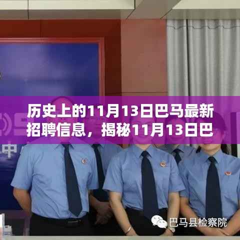 揭秘巴马历史招聘信息与特色小店的非凡魅力,11月13日的最新资讯与发现