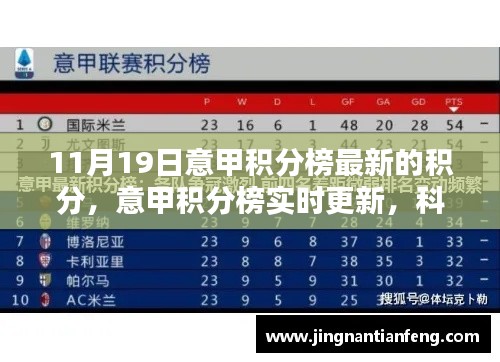 意甲积分榜最新动态,科技赋能生活,实时更新领略智能体验
