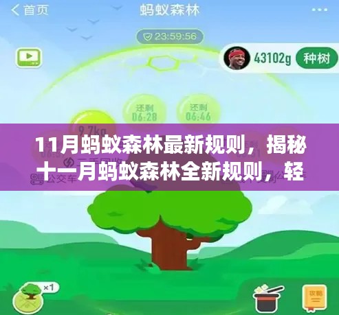 揭秘十一月蚂蚁森林全新规则,轻松开启绿色能量之旅新篇章