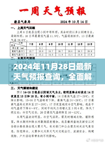2024年11月28日天气预报解读与产品评测