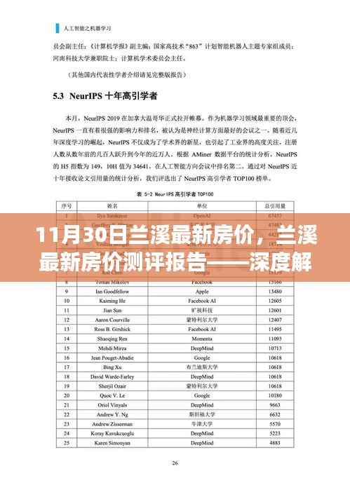 兰溪最新房价测评报告,深度解析市场趋势与前景展望(11月30日更新)