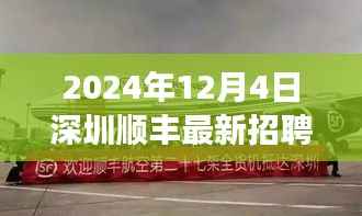 深圳顺丰最新招聘启事,迈向智能物流新时代的号角,2024年12月4日