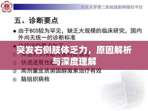 突发右侧肢体乏力,原因解析与深度理解