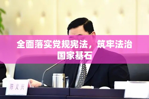 全面落实党规宪法,筑牢法治国家基石