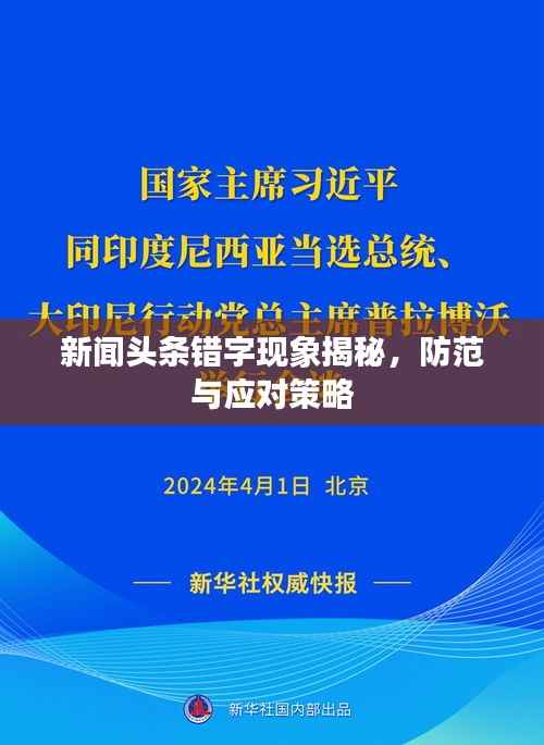 新闻头条错字现象揭秘,防范与应对策略