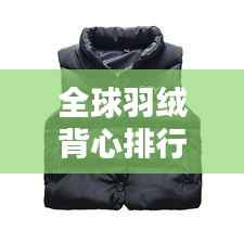 全球羽绒背心排行榜揭晓,热门品牌与款式一网打尽