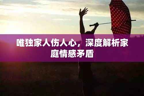 唯独家人伤人心,深度解析家庭情感矛盾