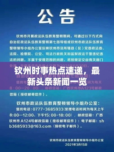 钦州时事热点速递,最新头条新闻一览
